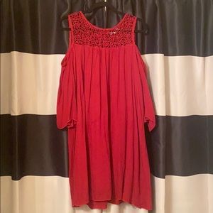 Cold Shoulder Lace Dress